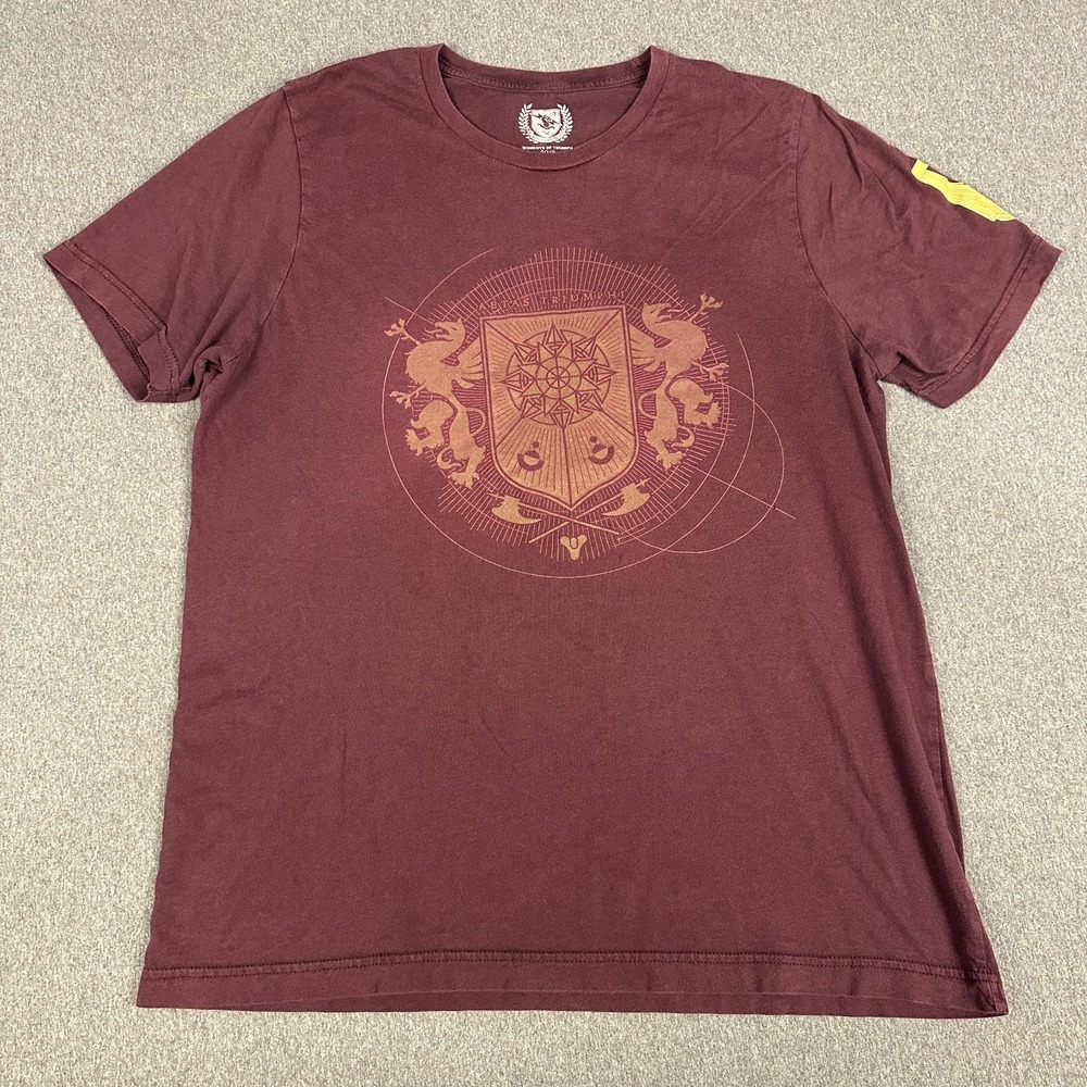Destiny 2 Moments of Triumph 2019 T-Shirt XL Maroon Bungie Crest Graphic Tee
